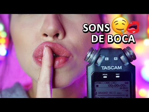 ASMR: SONS de BOCA com SENSIBILIDADE MÁXIMA | MOUTH SOUNDS 👄💦