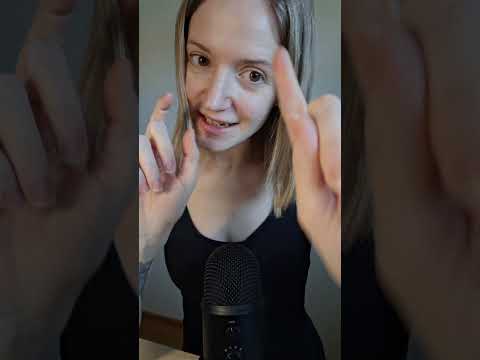 ASMR pure hand sounds and whispering to relax - tongue clicking #shorts #asmr #handsounds