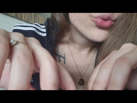Asmr sons de boca, massagem em objetos, sons de maos e tapping 