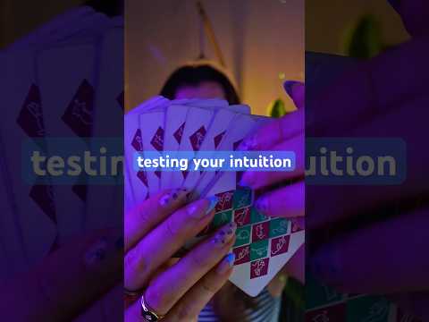 how good is your intuition?? #asmr #intuition #interactive