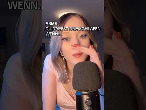 Darfst du heute schlafen? #asmr #tingles #mouthwhisper #fabricscratching #roleplay
