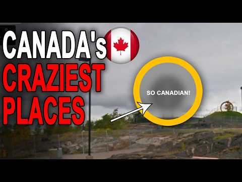 8 Crazy Oddities in CANADA You Can Find on Google Maps | Relaxing ASMR