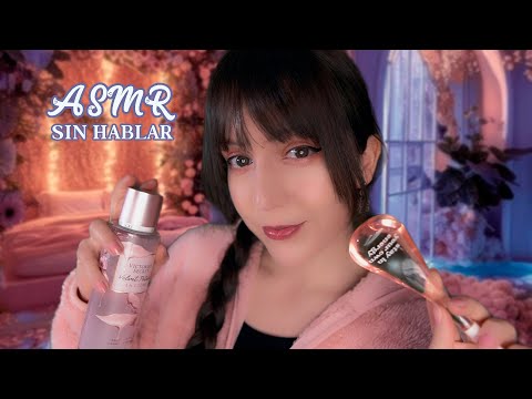 ⭐ASMR Spa ROSA 💖 sin HABLAR [Sub] Atención Personal, Disfruta de los Sonidos