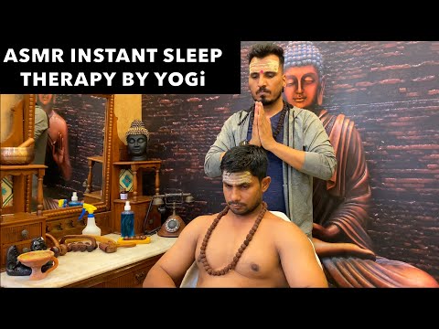 ASMR HEAD MASSAGE | INSTANT SLEEP THERAPY BY YOGi | #asmryogi