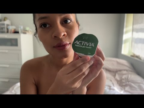 ASMR - Comiendo yogurt (CON SORPRESA😊)