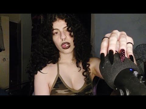 ASMR Fast And Aggressive LONG Nails Triggers | Mic scratching, foam/bare, clacking, mouth sounds