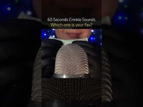 60 Seconds Crinkle Sounds!! 🤍 #asmr