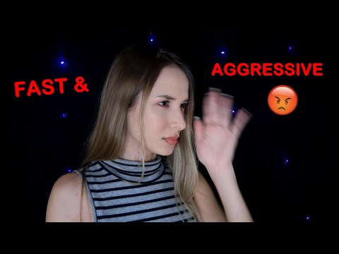 ASMR SUPER FAST & AGGRESSIVE 🥵 (TRIGGERS ULTRA RÁPIDOS)