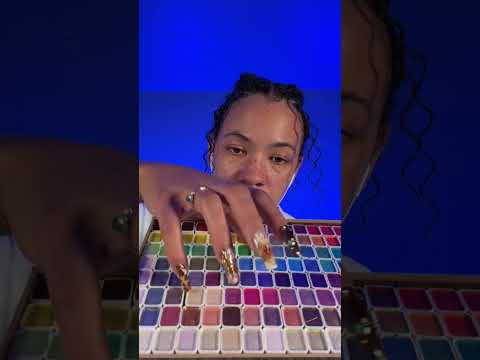 Paint pallete asmr with all my paint pallets #asmr #shorts