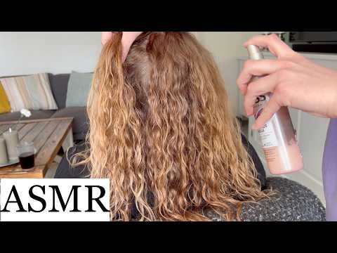 ASMR | HAIR BRUSHING IN REVERSE (NO TALKING)