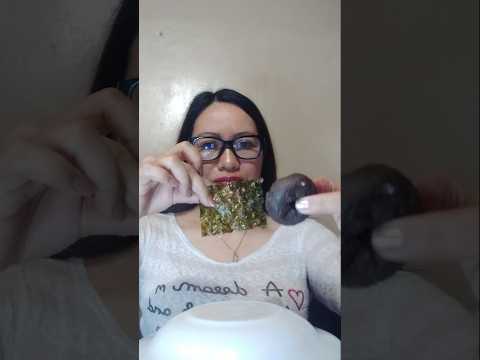 DONUT & SEAWEED #shortsfeed #mukbang #viral #food  #eating #everyone #foodie #asmr #viralvideo