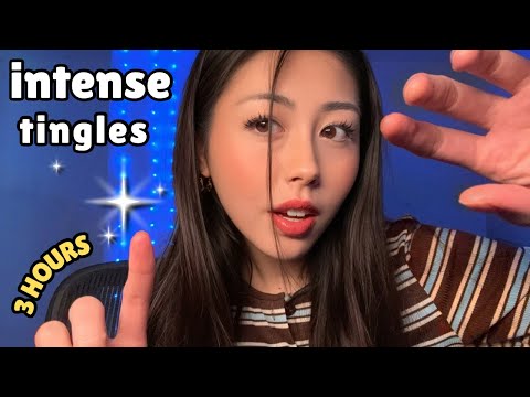 ASMR Can’t Sleep? (3 Hours • No Looping) | Intense Tingles