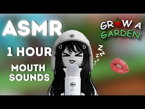 Roblox ASMR ~ 👩‍🌾 1 HOUR Grow a Garden + Mouth Sounds and Tapping 👩‍🌾