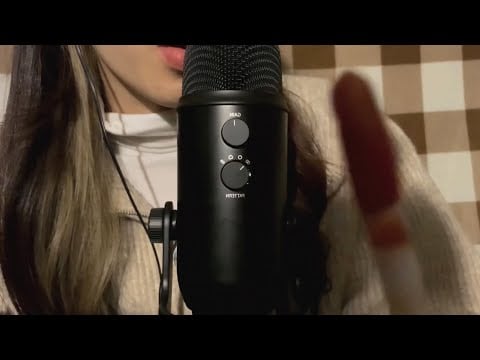 ASMR] 틴트 발라주기/입소리/Mouth Sounds