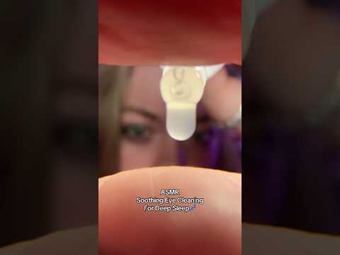 Eye cleaning asmr