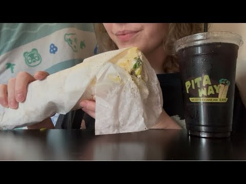 ASMR Mukbang | Pita Way Sandweech
