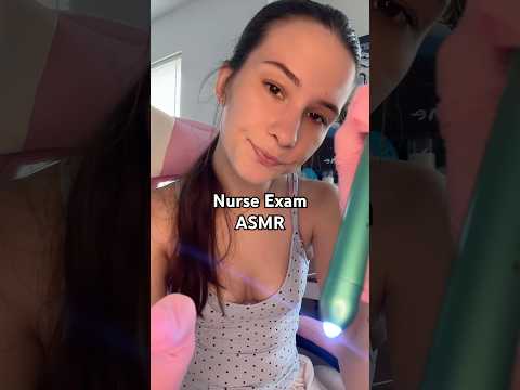 School Nurse Exam #asmr #tingles #relax #roleplay #asmrroleplay
