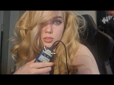 sound check sound  check tap tap tap.. ASMR ramble on my new voicerecorder