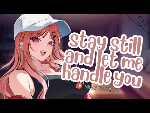 [ASMR]Tomboy Roommate Sits On Your Lap To Prove She's Tough..But Totally Loses It | F4A Roleplay