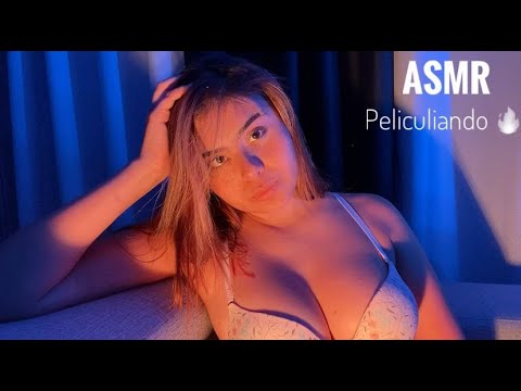 ASMR en español/ TU NOVIA TE INVITA A VER PELICULAS/roleplay