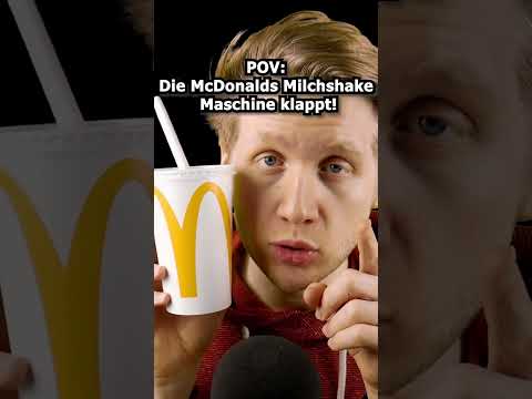 ASMR - POV: Die McDonalds Milchshake Maschine klappt! #shorts #asmr #roleplay #deutscheasmr