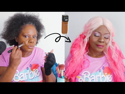 BARBIE LOOK MAYBELLINE FIT ME FULL COVERAGE ASMR MAKEUP TUTORIAL