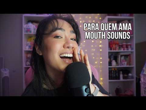 ASMR RÁPIDO | Sons de Boca, Sons de Mão e Inaudível (sem tapping)
