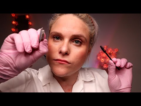 A SUPER Realistic ASMR Brow Tint & Brow Tidy