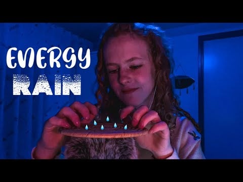 ASMR ~.~ ENERGY RAIN! (plucking negative energy)