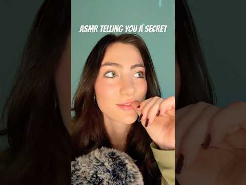 ASMR TELLING YOU A SECRET #asmrshorts