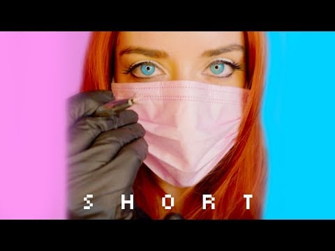 𝘼𝙎𝙈𝙍 | Ear Extraction - Ear Cleaning w Whispered Australian Accent - It's Aliens!  #Shorts