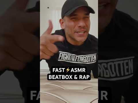 FAST⚡️ASMR Beatboxing & Rap #tingly #asmrcommunity #relaxing #asmrmouthsounds #beatbox