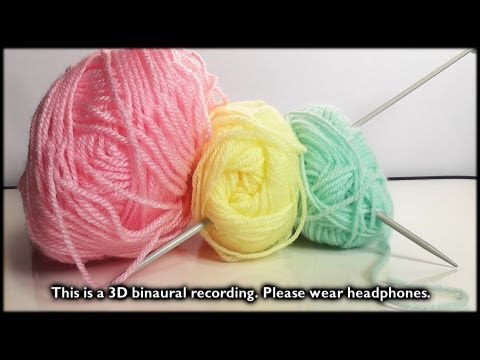 80. 3D Knitting (Binaural - Wear Headphones) - SOUNDsculptures (ASMR)