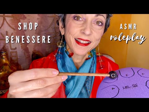 ASMR ITA "COMMESSA NEGOZIO del BENESSERE" Strumenti Rilassamento e Meditazione ROLEPLAY