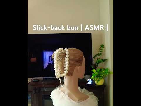 Link to the full video in my comments! #foryou #asmr #hair #relaxingsound #slickback #hairstyle