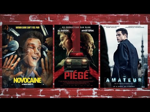 Mon avis sur Novocaine, Piégé, The Amateur (Sans Spoil) - ASMR Français