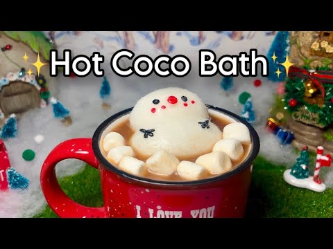 ASMR Snowman Has a Hot Cocoa Spa Day! (Taba Squishy Playtime!)