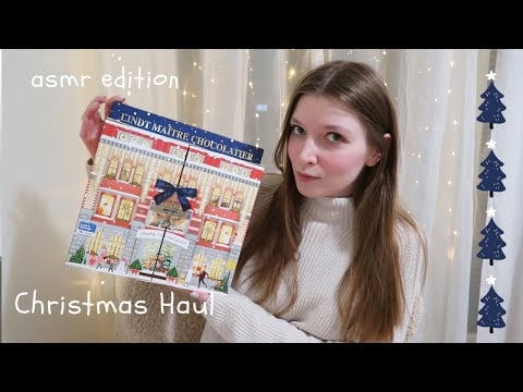 ASMR SUOMI 🎄 Ensimmäiset jouluostokset - esittely Christmas Haul 🎄 Новогодние покупки асмр