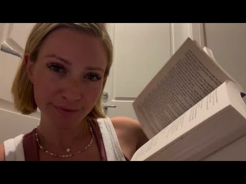 ASMR Book Triggers 📚 Reading, Inaudible Whisper, Page Turning & Tracing ✨