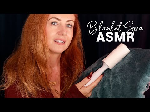 ASMR Blanket Spa 🌟 Lint Rolling & Fabric Personal Attention