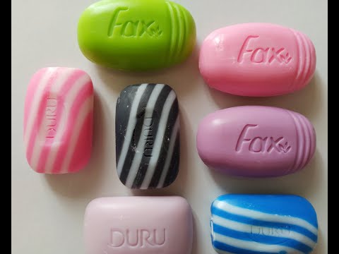 Dry Soap carving ASMR\ relaxing sounds\ No talking. Satisfying ASMR video\ Cutting soap