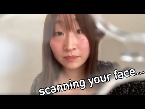 facial checkup ASMR🥴🧹~my normal voice