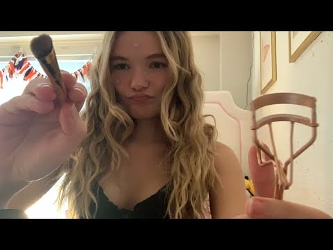 ASMR - Doing your makeup for Halloween 🎃 👻 