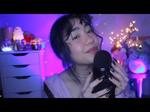 ASMR | CANTANDO pra você DORMIR com GATILHOS NO MIC (paz e caos, dona aranha, trovão e MAIS)