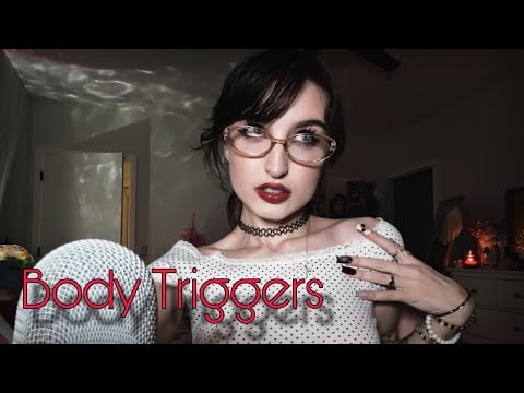Fabric Scratching ASMR (Jean Sounds, Body Triggers, Collarbone Tapping, Shoe Scratch Tapping)