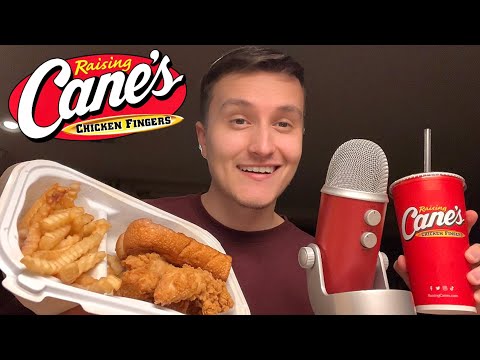 ASMR | Raising Cane’s Chicken Fingers Mukbang 🍗🍟 (eating sounds)