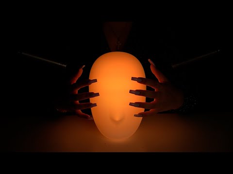 ASMR tapping & scratching binaural dummy head mic 🎙️ (no talking) 3D sounds for sleep triggers