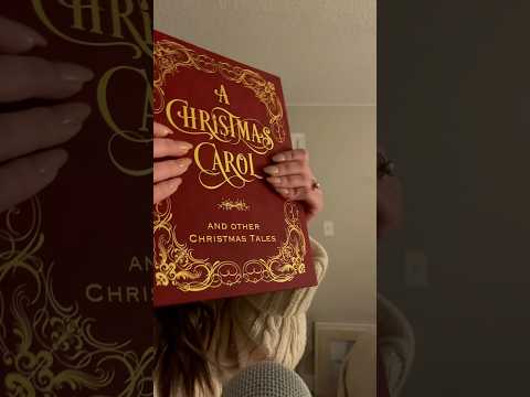 christmas book tapping!!🎄 #asmrtingles #relaxing #booktapping