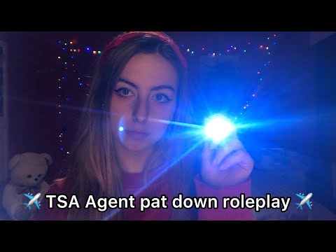 ASMR| TSA Agent Pat Down Roleplay