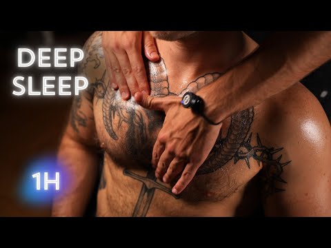 Therapeutic ASMR Chest Massage for Deep Sleep & Anxiety Relief
